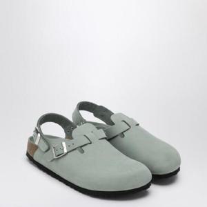 BIRKENSTOCK 세이지 컬러 스웨이드 도쿄 슬리퍼 1029429SUE/Q_BIRKE-PS