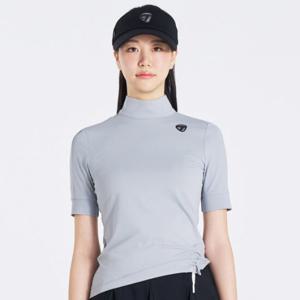 [테일러메이드][엑셀러]25SS 여성 셔링 하이넥 5부소매 티셔츠 TWTHO6141-190