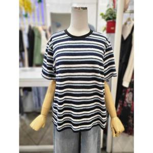 밸리걸 세이브존01 스트라이프 라운드 반팔 티셔츠 812950