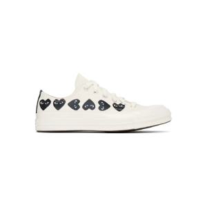 꼼데가르송 스니커즈 베이지 Converse 척 70 멀티 하트 스니커즈 251246M237000
