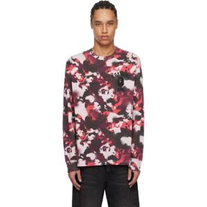 BAPE 티셔츠 레드 맵 카모 티셔츠 251546M213057