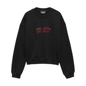 엠에스지엠 슬로건 자수 스웨트셔츠 3740MM136247795