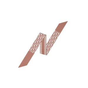 디올 오블리크 미차 스카프 실크 트윌 로즈 드 방 15DOB106I600-C412