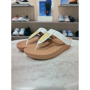[FITFLOP][피노] FFSO5E151WT 25S S 골드 트림 레더 화이트 여성 토포스트