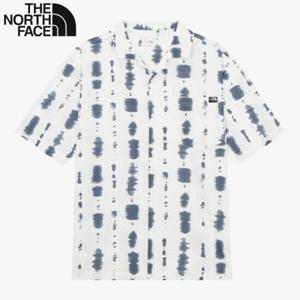 노스페이스 NH8SR03C 남성 오버핏 트로픽 지지미 반팔 셔츠 KR
