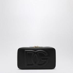 DOLCE&GABBANA 로고가 있는 검은색 가죽 숄더백 BB7289AW576/Q_DOLCE-80999
