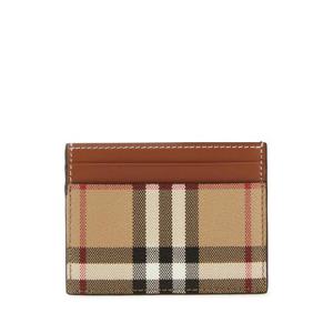 BURBERRY 프린트 캔버스 카드홀더 8070418 A7026