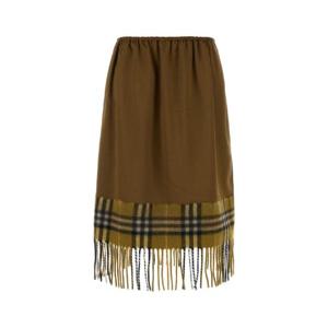 BURBERRY Biscuit satin skirt 8098591 C1428