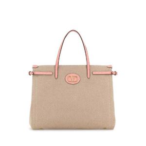VALENTINO GARAVANI Two-tone canvas Antibes shopping bag 6W2B0R19JSE R2J