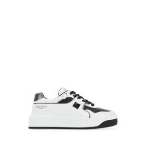 VALENTINO GARAVANI Two-tone nappa leather One Stud sneakers 6Y2S0G37WRI 6S0
