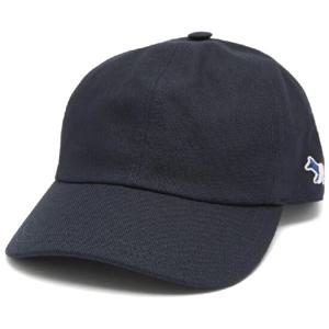 25 SS 메종 키츠네 Tricolour 트리컬러 폭스 볼캡 모자 네이비 HU06100WW0007 P480