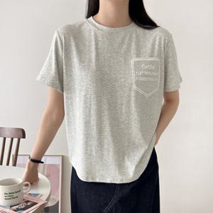 샵앤) 여성 라운드넥 반팔 티셔츠 NYS-WSH-4398-옐로우