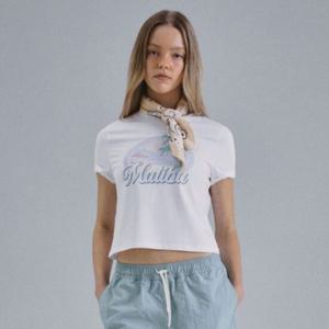 [후아유]여성 Malibu Beach Crop T-shirt WHRPF2492F