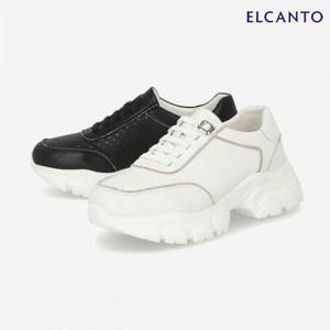 엘칸토  (LCWS01U513) 여성 소가죽 어글리스니커즈 6cm