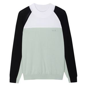 [힐크릭]남성골프봄스웨터 H211리노브블럭킹SW 1HCSWS2007MINT
