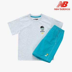 [뉴발란스]뉴발란스 키즈 신나는오늘 반팔셋업 NK9YE2911U-AC 트