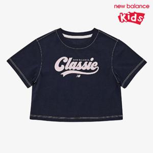 [뉴발란스]뉴발란스 키즈 여아 크롭티셔츠 NK9EE2801G-59 반팔티