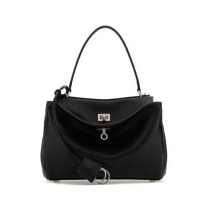 BALENCIAGA Black leather small Rodeo handbag 7897792AA4U 1000