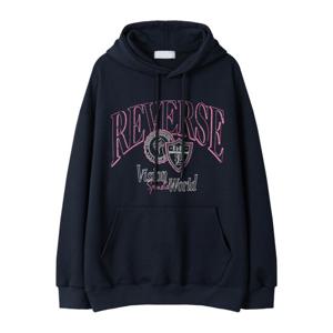 [리빌모아]남자 프린팅 오버핏 후드 긴팔 티셔츠 RM5-TSA-Q046-