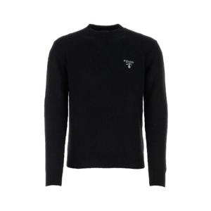 PRADA 블랙 캐시미어 스웨터 UMB424S22211LM F0002