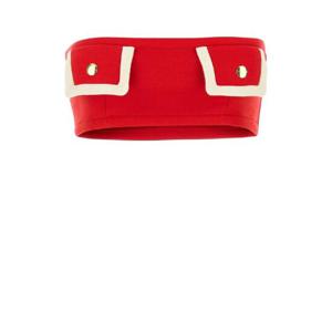 PRADA 레드 울 크롭 탑 P996MXSOOO1E7P F0011