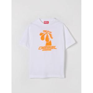키즈 디젤 티셔츠 J022810CATM K100 White