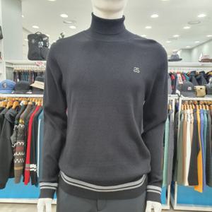 [디즈니골프]남성용 FW 접이식 니트폴라티셔츠 SO3MKT080BK