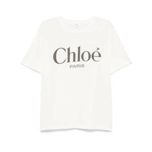 끌로에 반팔 티셔츠 25SJH20191 101 WHITE