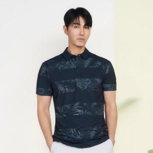 JDX HC11 남성 플라워 패턴  메쉬 티셔츠 X2TSW2555