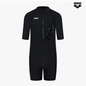 아레나 액셀 아동 3부 반신 슈트 A5SG1GI10 BLK