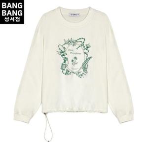 뱅뱅 HC04 봄여성 밑단스트링 라운드 긴팔티셔츠 CTL105