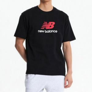 뉴발란스반팔티 EQS NBNEF22401-19 UNI 에센셜 빅로고 반팔티 (SEMI OVER FIT)