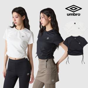 [엄브로] 우먼스 골지 반팔 티셔츠 UQ222CRS59