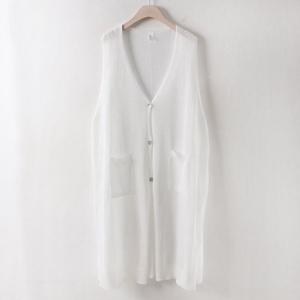 [아이우먼] 루즈니트롱조끼 RM0321M505 빅사이즈