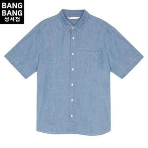 뱅뱅 HC04 여름남성 포켓 데님셔츠 반팔 청남방 NSLD30