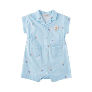 [밍크뮤]SC선물포장(블루)쁘띠아이스크림우주복(3531360105)신생아 백일돌선물 외출우주복