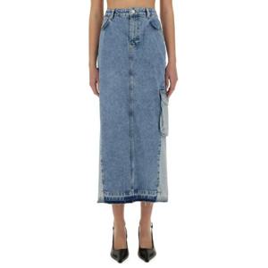 MOSCHINO JEANS LONG DENIM SKIRT 01053719_1303
