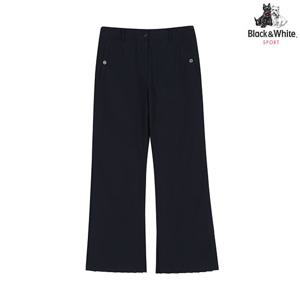 [블랙앤화이트]여성 세미 부츠컷 플리츠 팬츠 5175LZWN_NAVY