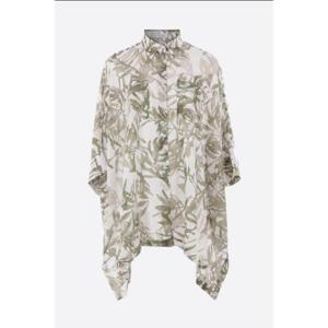 BRUNELLO CUCINELLI printed silk oversize shirt MQ999NL616C6001