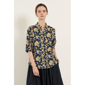 BCBG B5F7B406 윌넛 프린트블라우스 (현대목동)