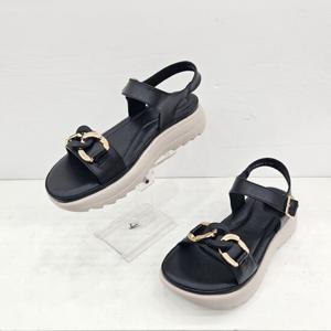 [무크]여성 4CM 체인장식 캐주얼 샌들 522513 AA