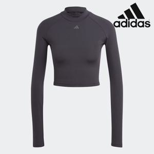 [아디다스] 여성용 크롭티 /E30- HY3220 / HIIT HR LS T 우먼스 HIIT 히트레디 긴팔 크롭 티