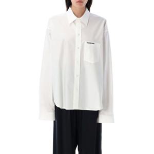 발렌시아가 셔츠 783793TRM28 9000 WHITE