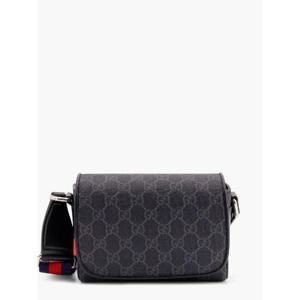 GUCCI Gg supreme fabric and leather shoulder bag 791741FADJA