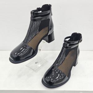 [무크]여성 5.5CM 메쉬 앵클 부츠  522904 01