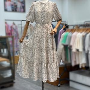 [써스데이아일랜드]플라워 롱 프릴 원피스 t244mop243