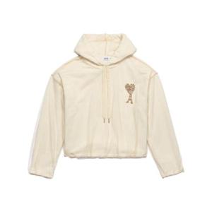 AMI Paris 아미 드 꾀흐 튤 후디 H23USW221PA0018