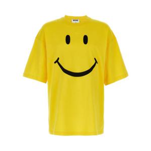 모스키노 반팔 티셔츠 V072352411027 Yellow