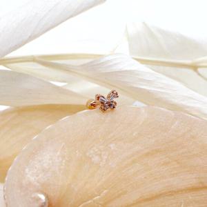 오팔하우스 14k 테파큐 나비 피어싱 OPDJE4067