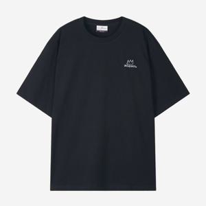 [클라이드]유리 왕관프린팅 오버핏 반팔티셔츠 FOBTS289U